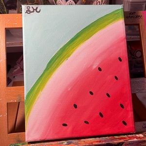 Watermelon Acrylic Painting